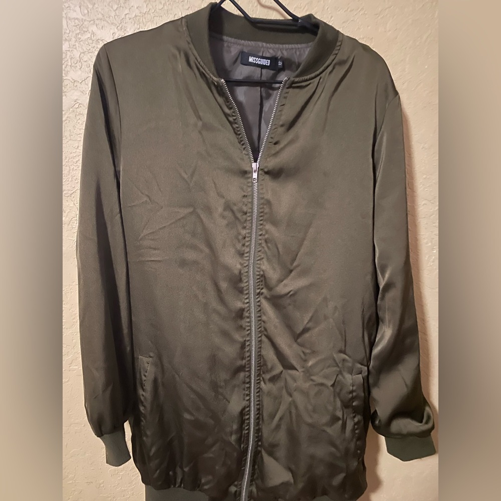 Long Bomber Jacket